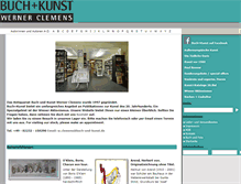Tablet Screenshot of buch-und-kunst.de